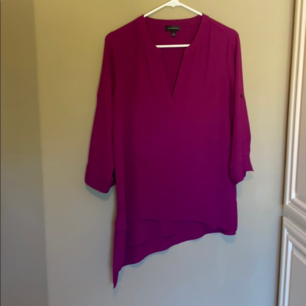 The Limited Dark Purple Blouse